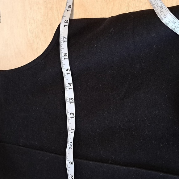 A53 NWT OGL Fuzzlux Turtle Neck Split Hem Top Black Size Md Relaxed Fit Stretch - Picture 8 of 11